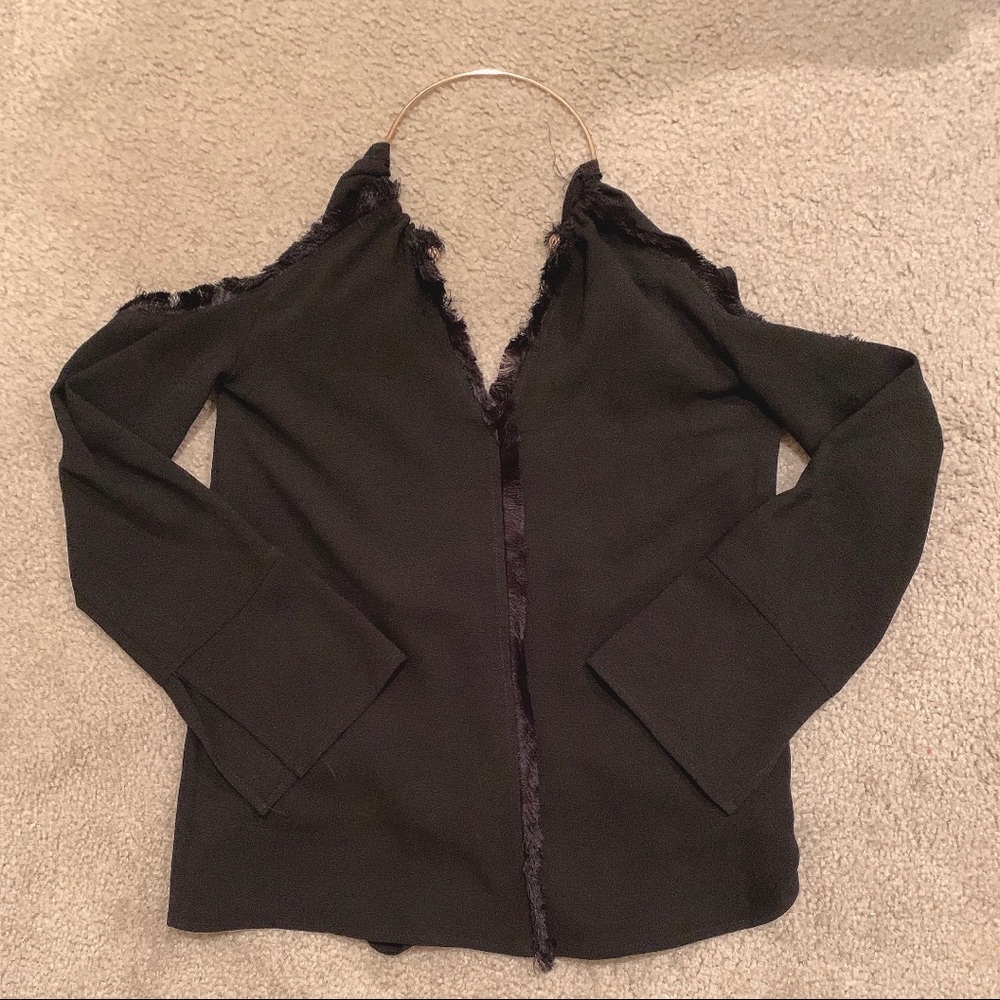 Black designer top